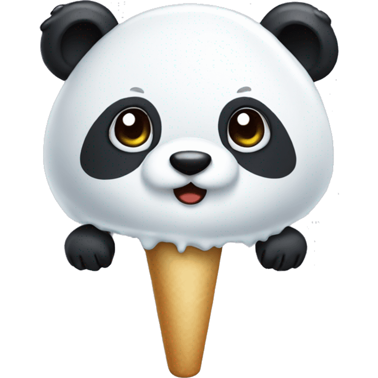 Panda icecram emoji