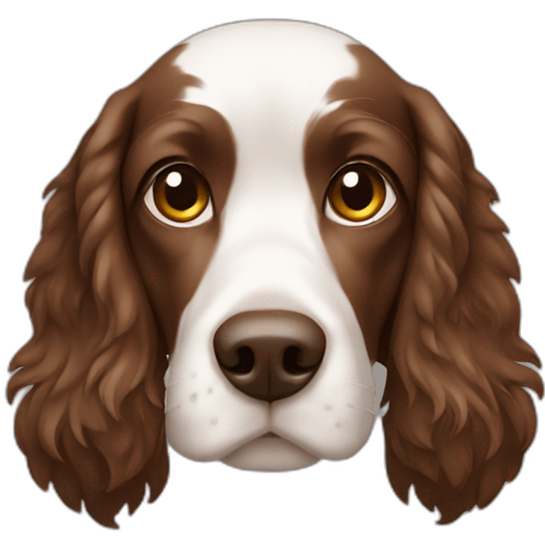 Spaniel all brown sem parte branca emoji