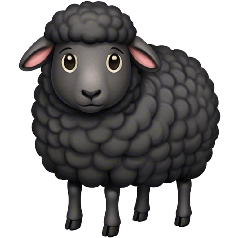 Black sheep  emoji