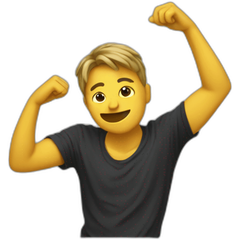 Fait un dab emoji