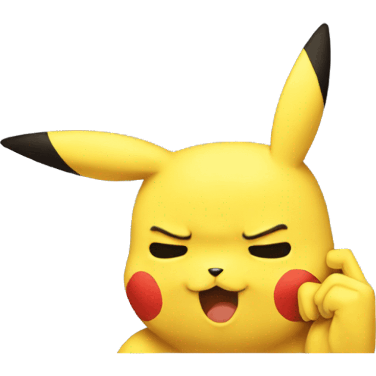 pikachu facepalm emoji