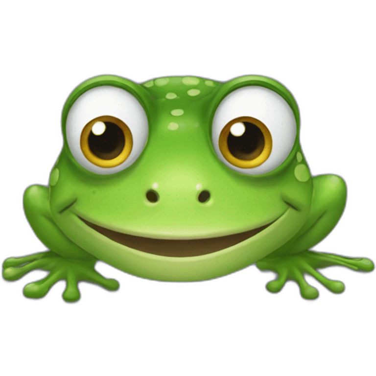 frog's face emoji