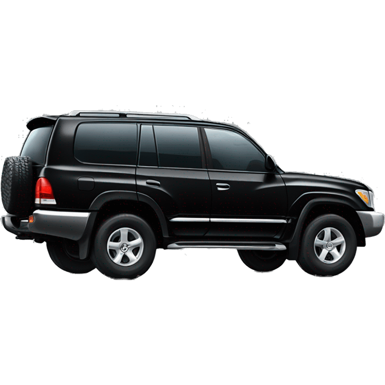 one black toyota land cruiser 100 emoji