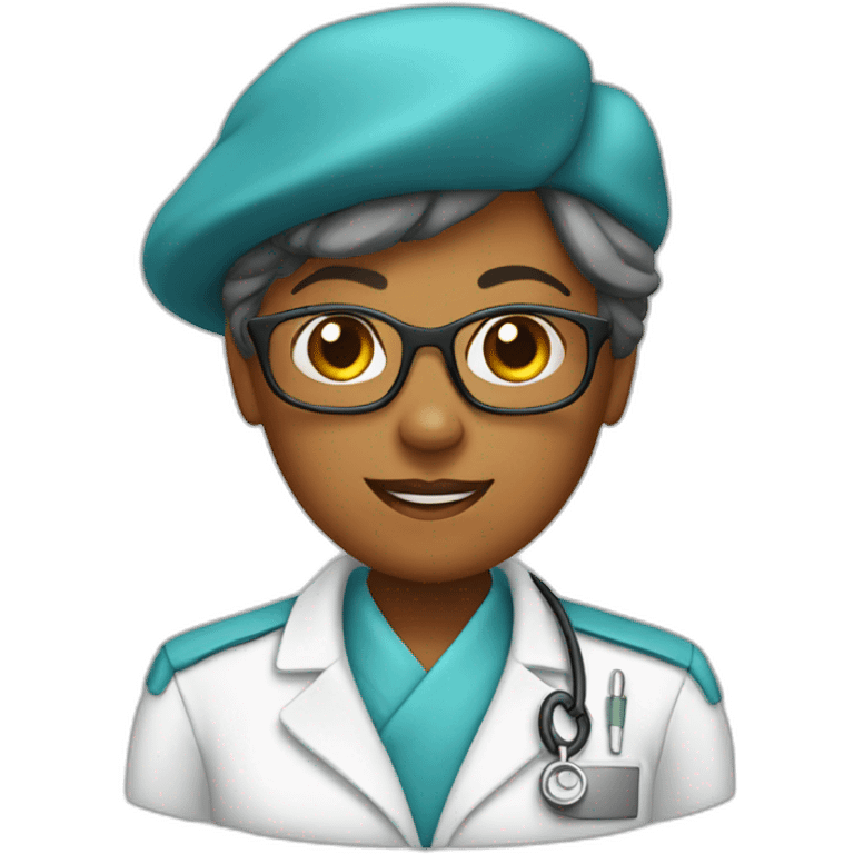 kind lady vet emoji