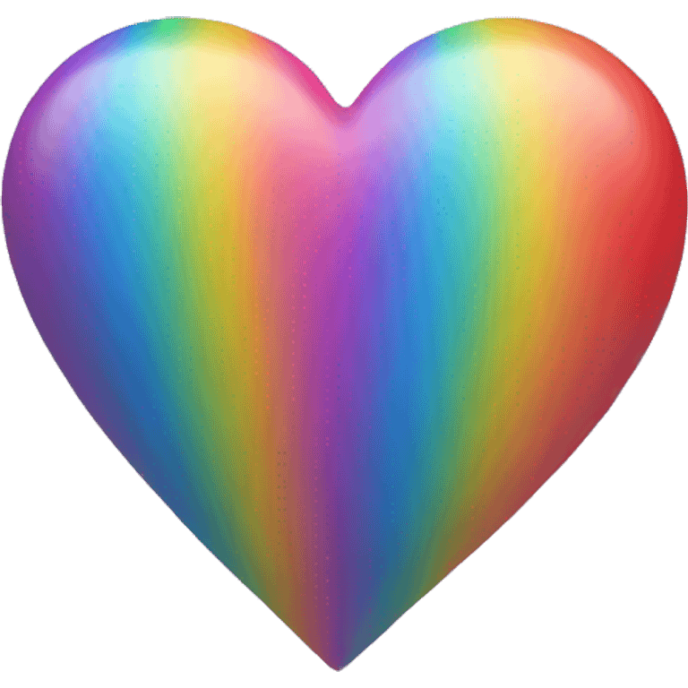 Rainbow heart emoji