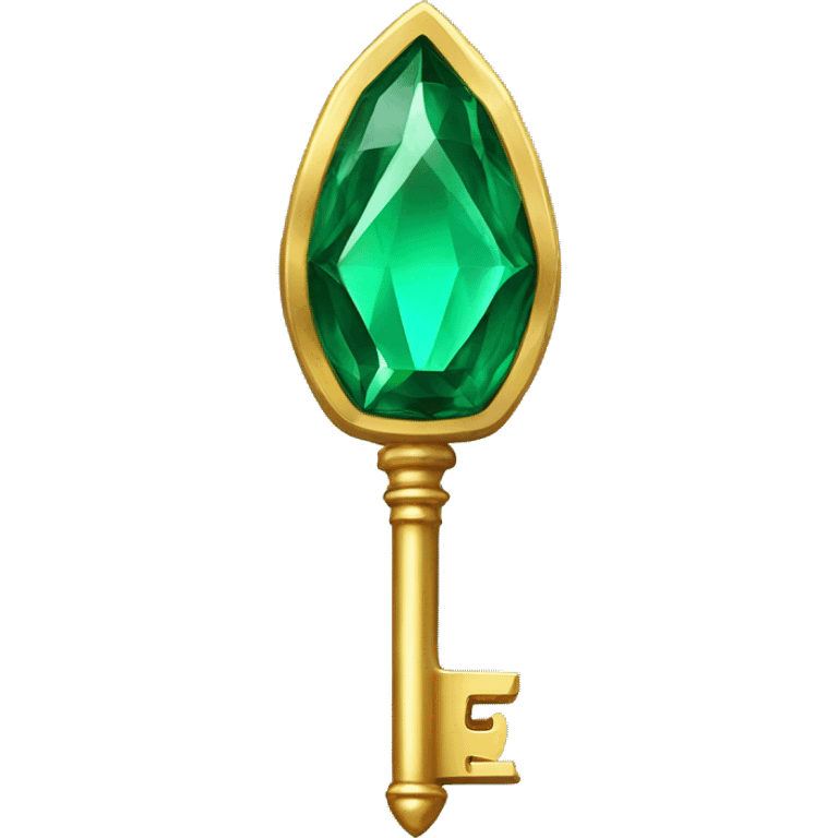 emerald key emoji