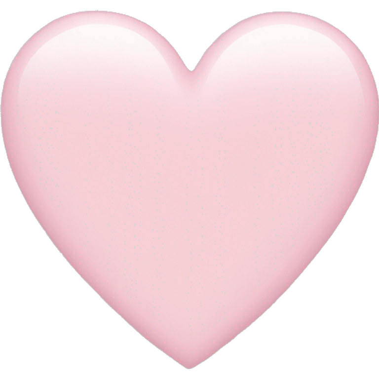 Light pink heart  emoji