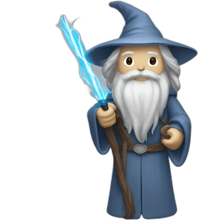 gandalf holding playstation controller emoji