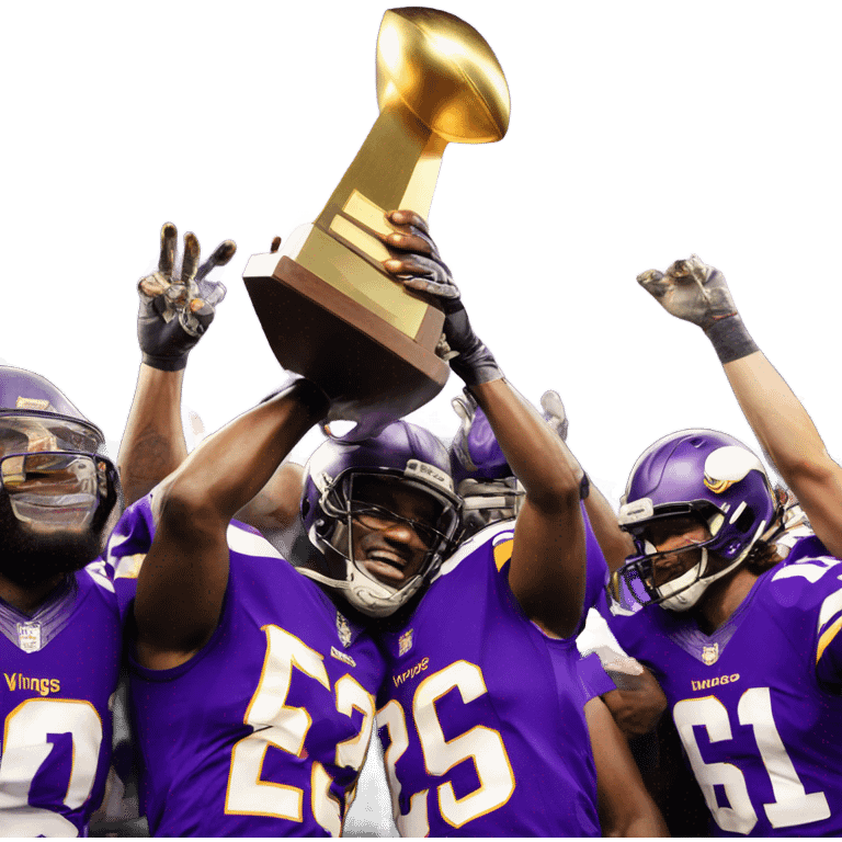 Minnesota Viking winning Super Bowl emoji