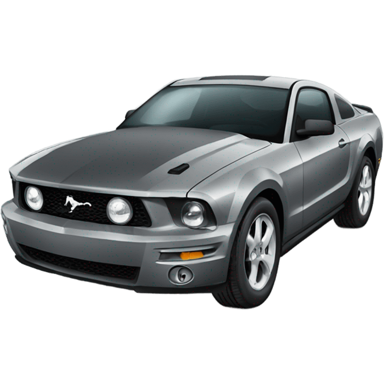 Gray mustang emoji