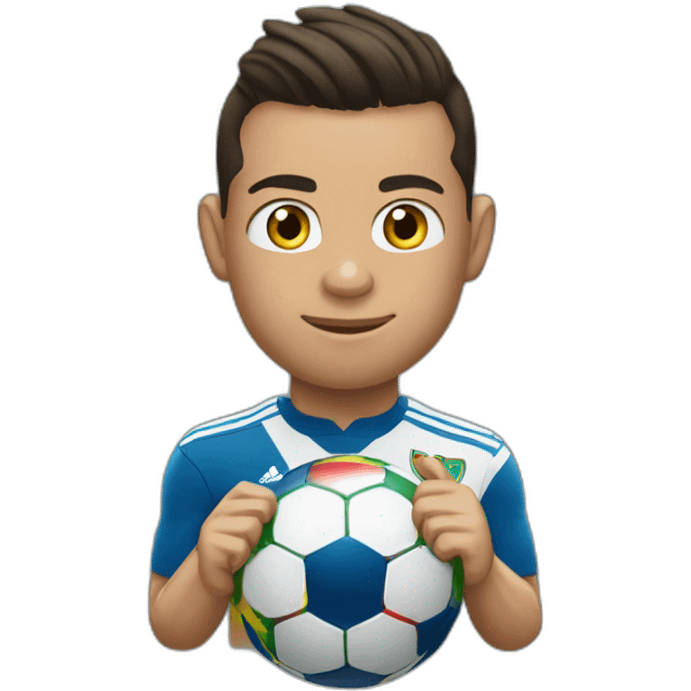 Cr7 with world cup emoji