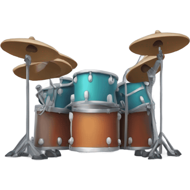 Among us Character playing drums emoji