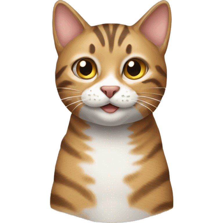 Great tabby cat  emoji