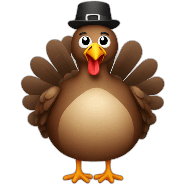 Fat turkey emoji