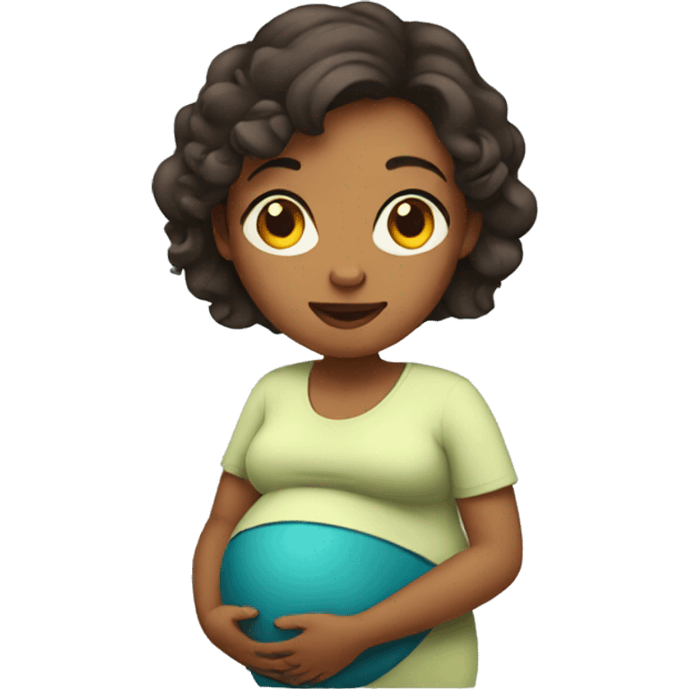 pregnant woman emoji