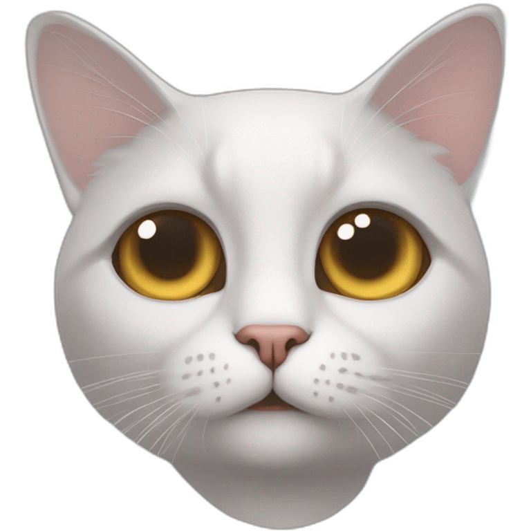 le chat potté qui fait les gros yeux emoji