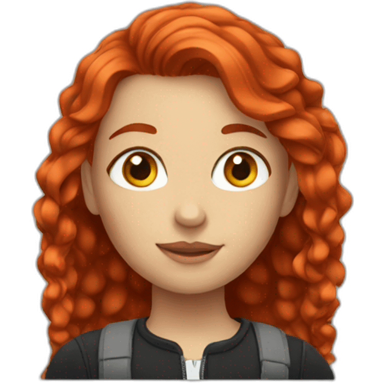 girl with red hair emoji