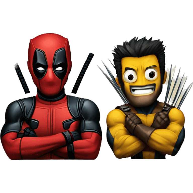 Deadpool and wolverine emoji