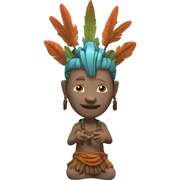 shaman 3d plastic  emoji