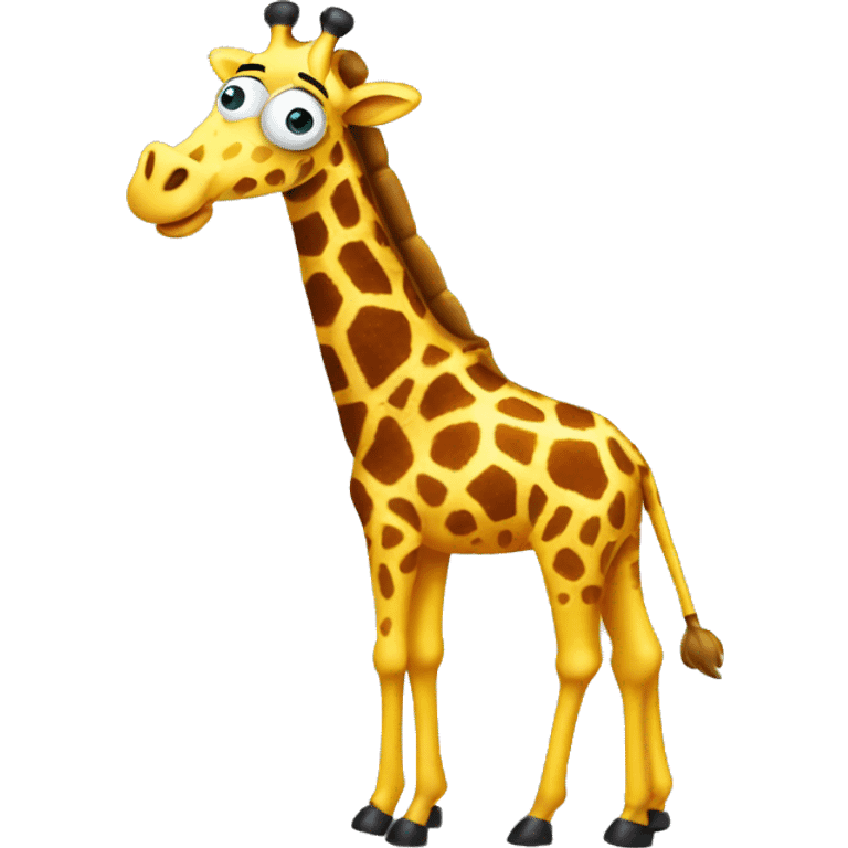 SpongeBob as a giraffe  emoji