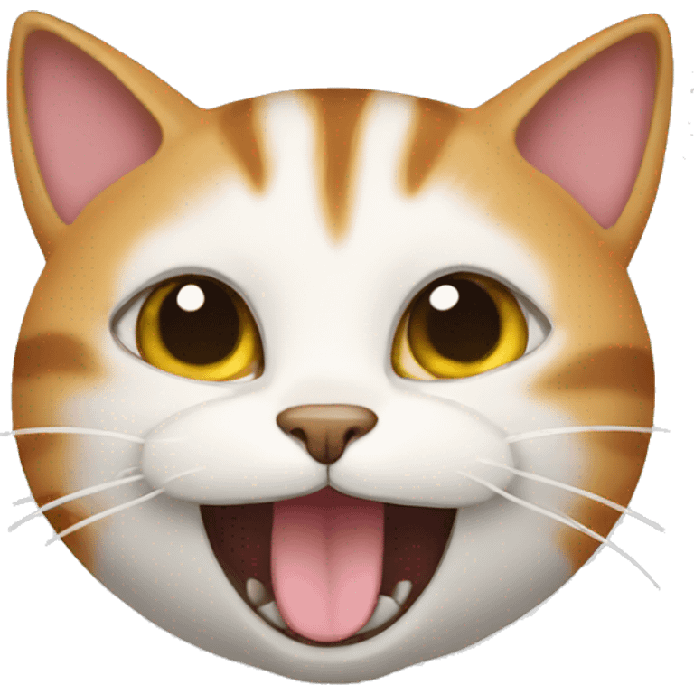 Cat speaking YOMA emoji