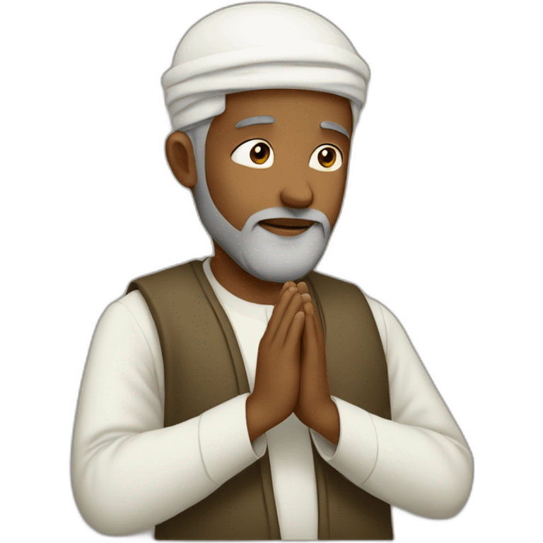 Islam man praying emoji