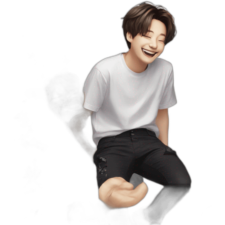 jungkook bts laughing emoji