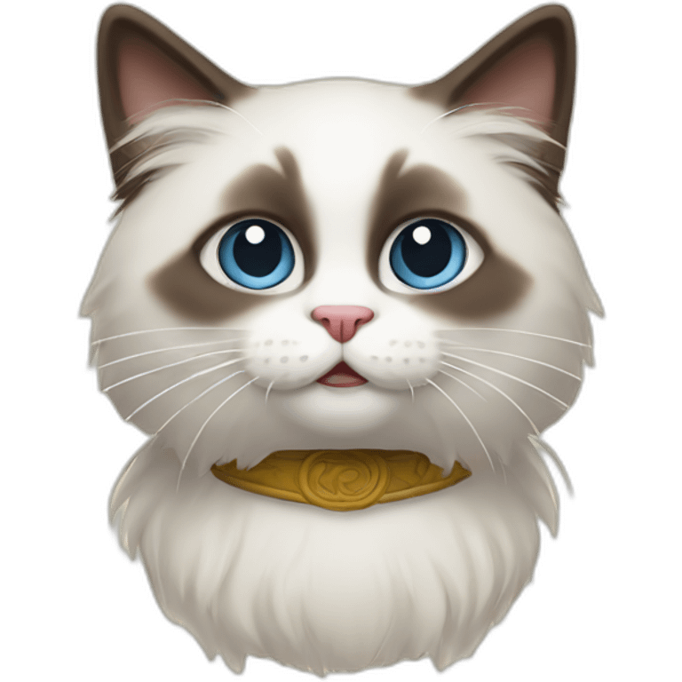 Ragdoll cat kungfu emoji