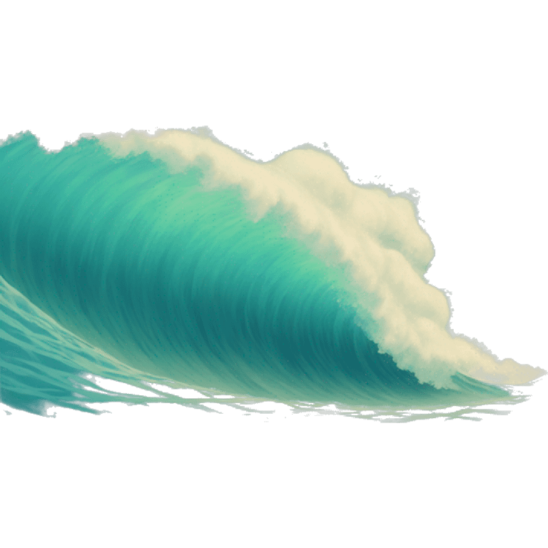 ocean wave with Studio Ghibli emoji