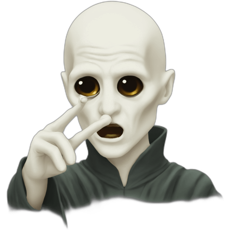 voldemort sending a kiss emoji