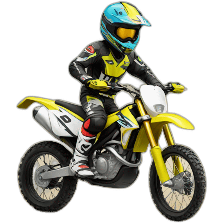 Moto cross emoji