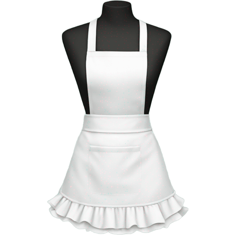 waist apron with ruffle trim emoji