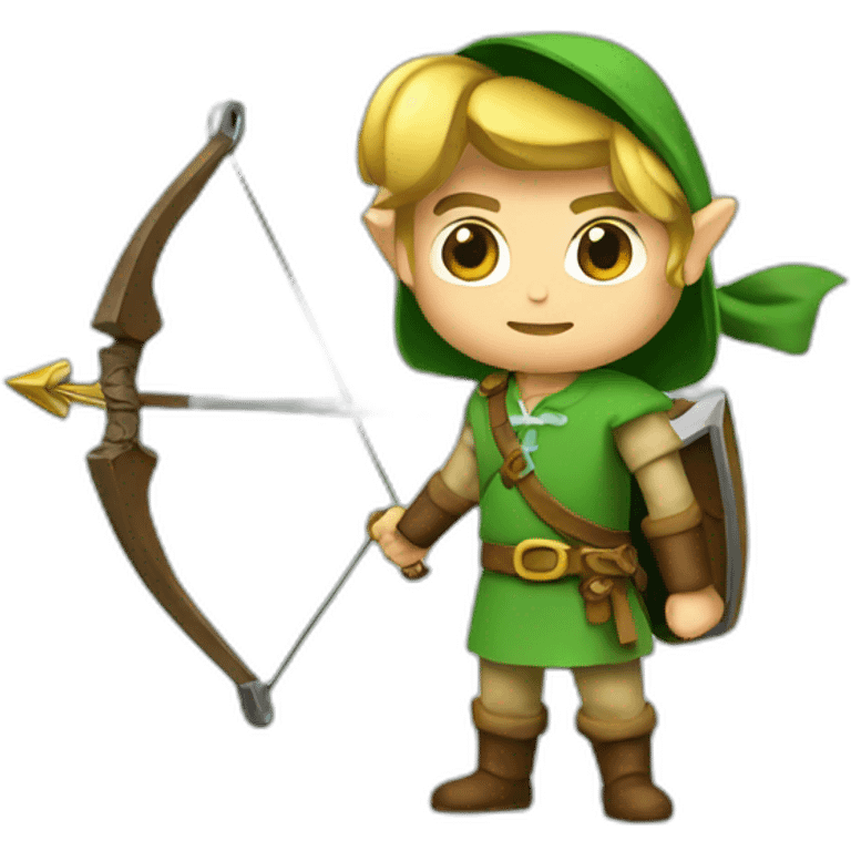 Link with a bow emoji