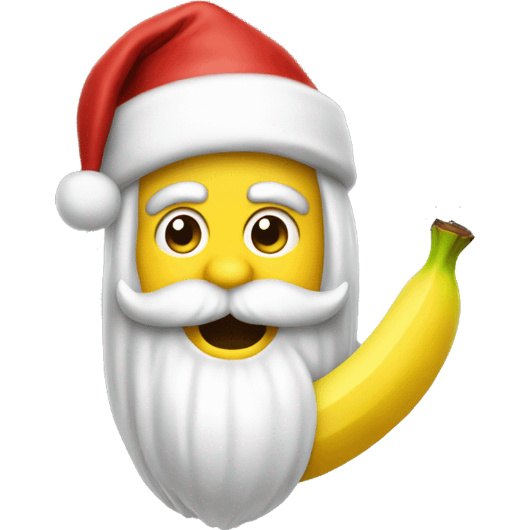 Banana santa emoji