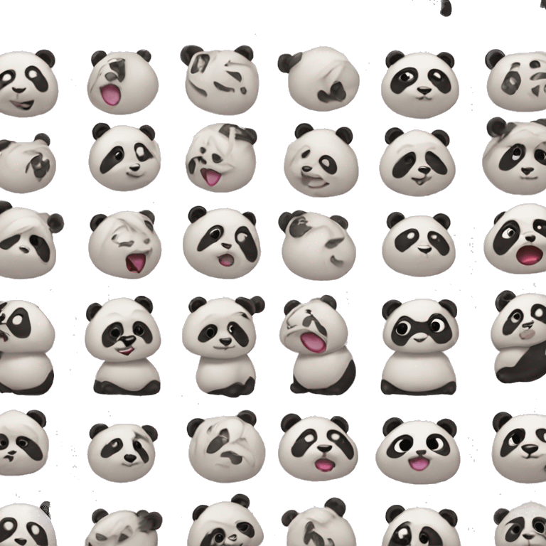 Panda in bikini emoji