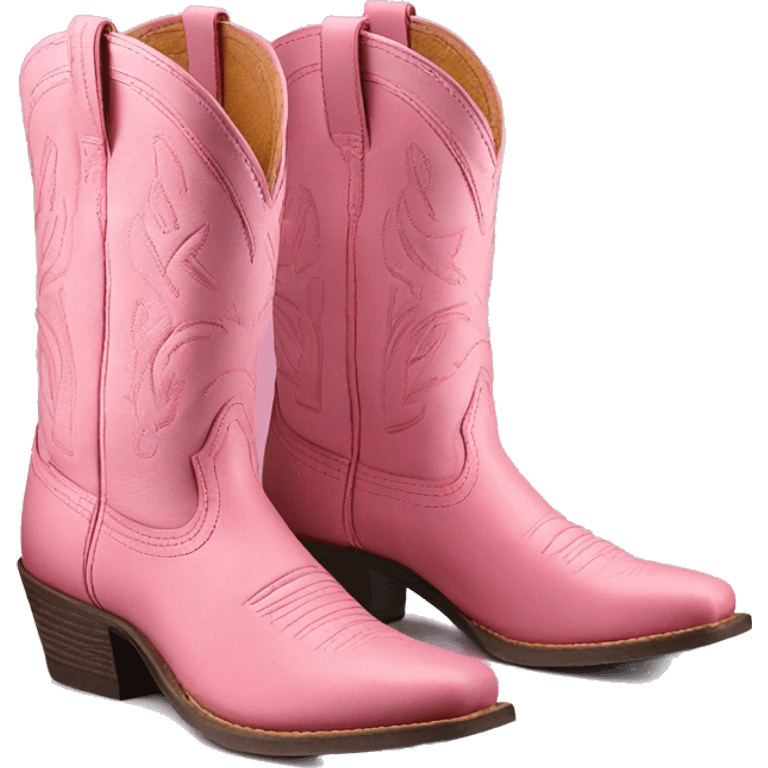 ariat boots in pink  emoji