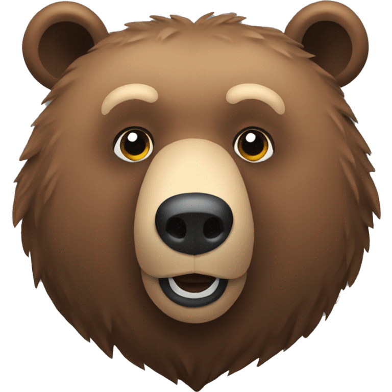 Grizzly bear emoji