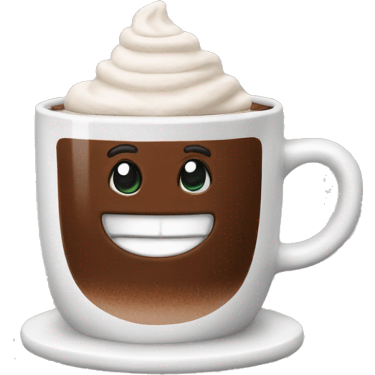 Hot chocolate emoji