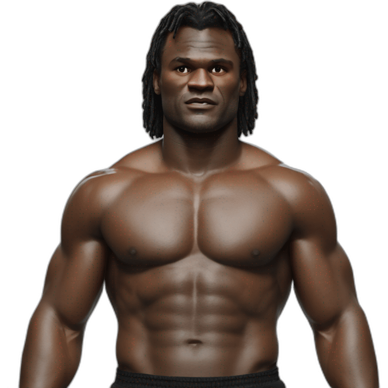 Francis Ngannou déçu emoji