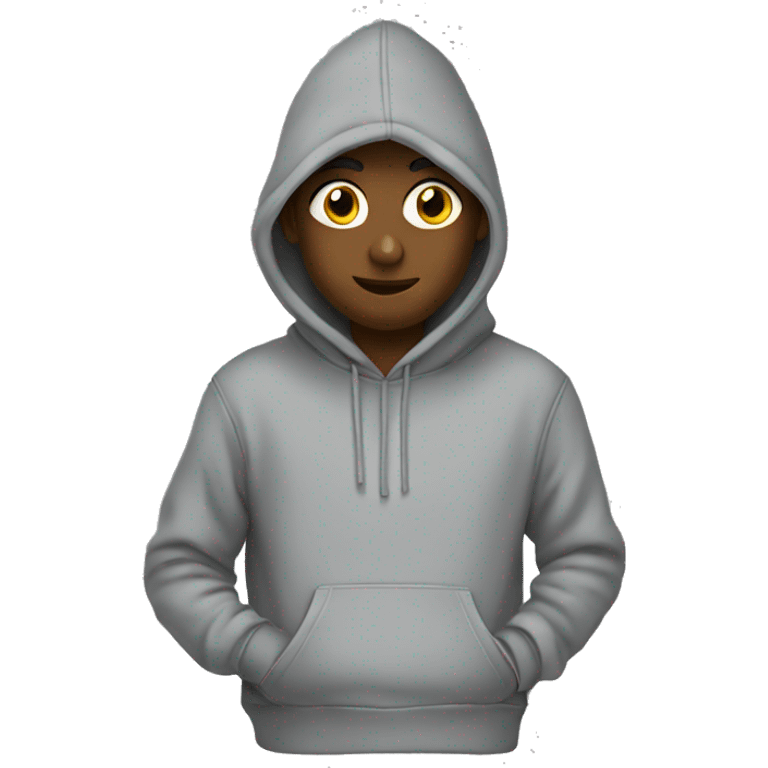 hoodie grey emoji