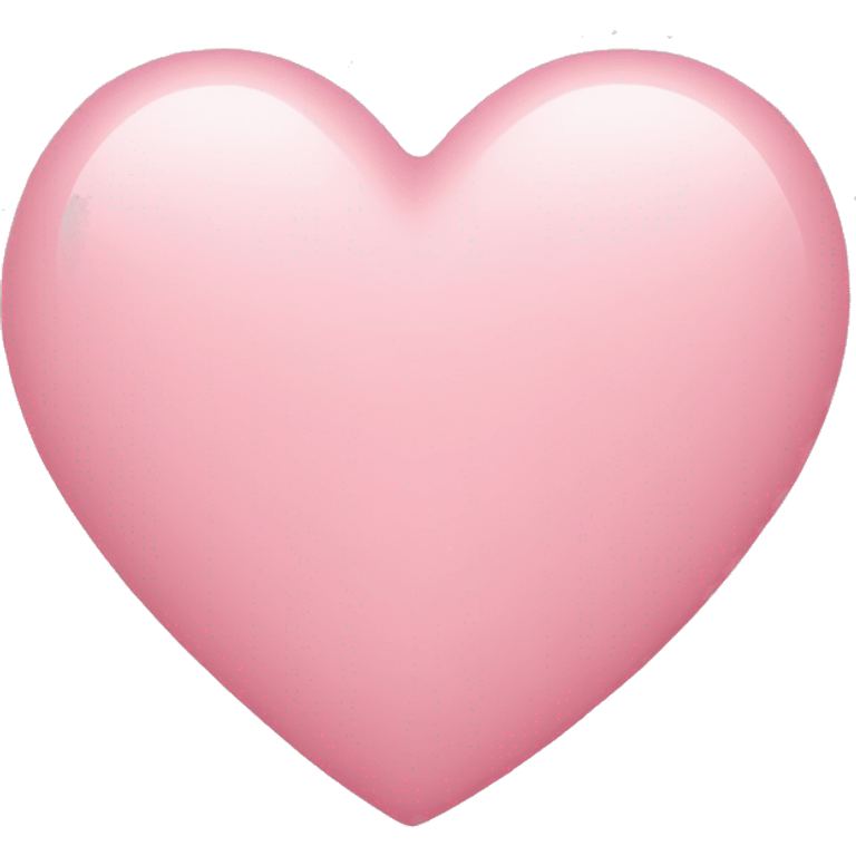 light pink heart emoji