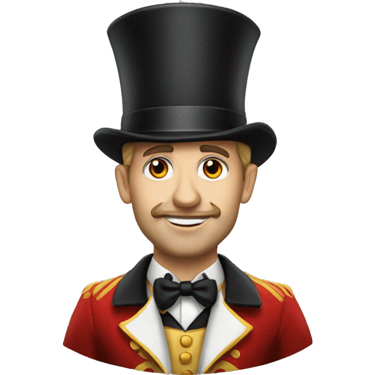 caucasian circus ringmaster emoji