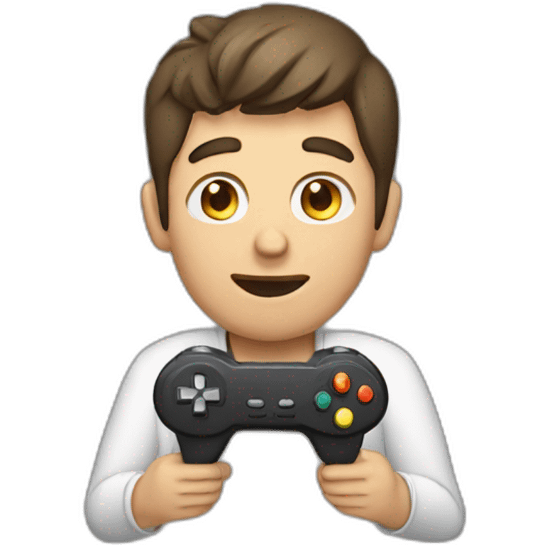 man playing video games  emoji