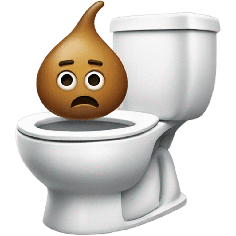 Poo with legs running away from toilet money emoji