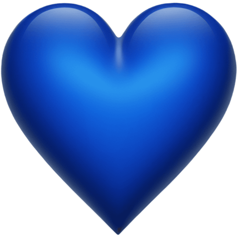 royal blue heart emoji