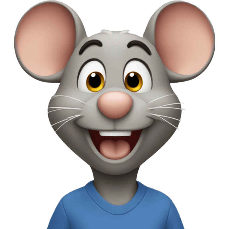 jerry mouse waving emoji