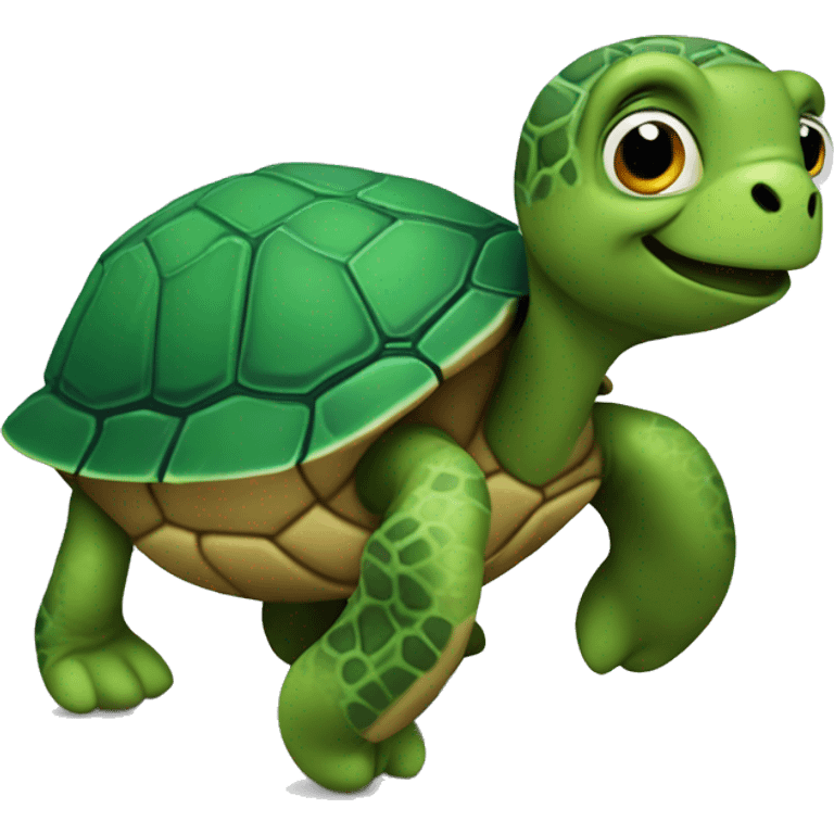 turtle with roco emoji