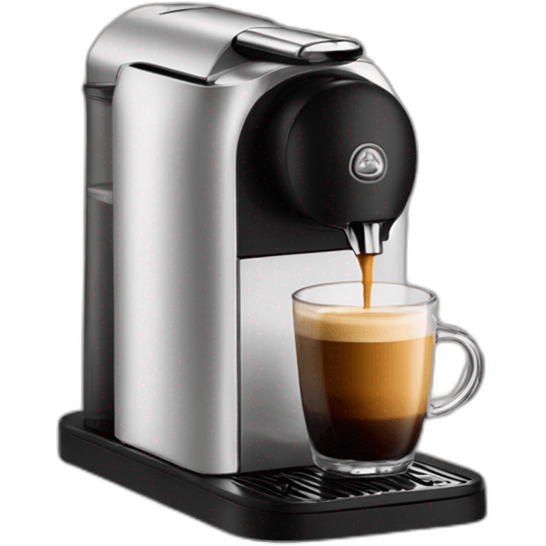 nespresso cofee machine hand wave emoji