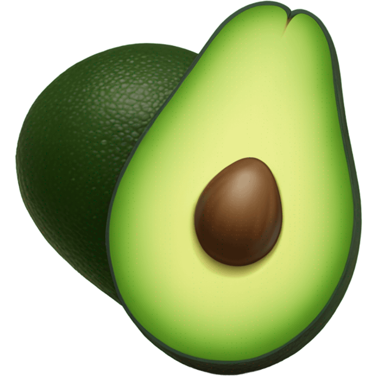 Slices of avocado emoji