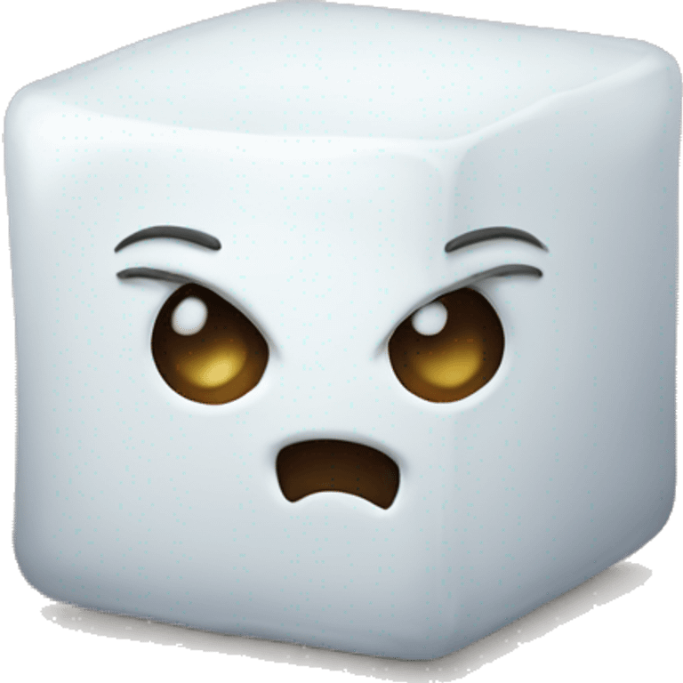 sugar cube evil emoji